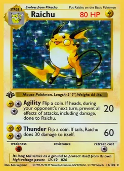 Raichu, Base Set 14