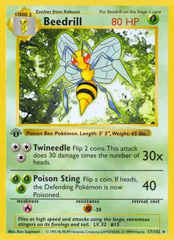 Beedrill 17 (Base Set)