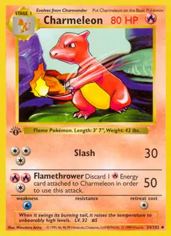 Charmeleon, Base Set 24