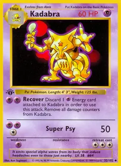 Kadabra, Base Set 32