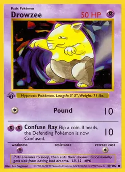 Drowzee, Base Set 49