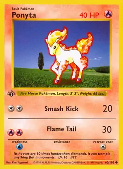 Ponyta, Base Set 60