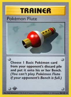 Pokémon Flute, Base Set 86