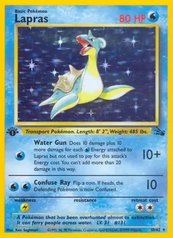 Lapras, Fossil 10