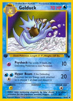 Golduck, Fossil 35