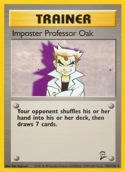 Impostor Professor Oak, Base Set 2 102