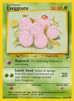 Exeggcute, Base Set 2 74
