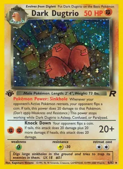 Dark Dugtrio, Team Rocket 6