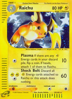 Raichu, Expedition Base Set 25