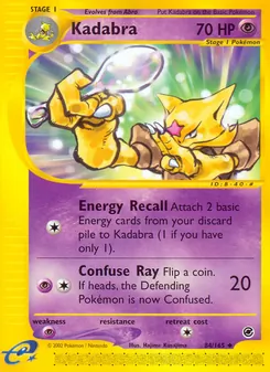 Kadabra, Expedition Base Set 84