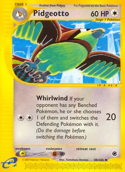 Pidgeotto, Expedition Base Set 88
