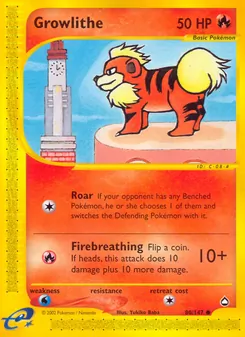 Growlithe, Aquapolis 80