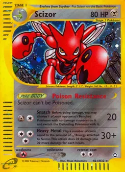 Scizor, Aquapolis H21