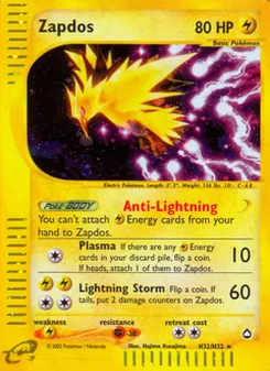 Zapdos, Aquapolis H32