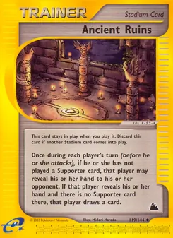 Matching English Ancient Ruins card