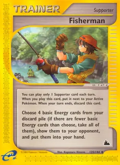 Matching English Fisherman card
