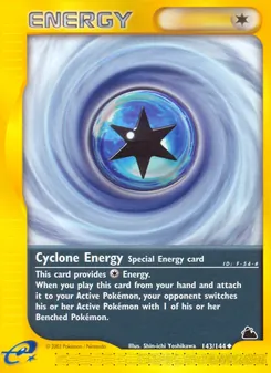 Matching English Cyclone Energy card