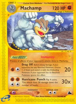 Matching English Machamp card