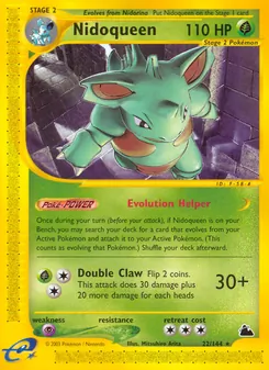 Matching English Nidoqueen card