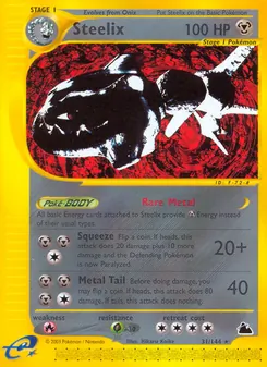 Matching English Steelix card