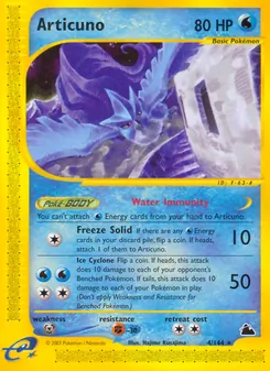 Matching English Articuno card