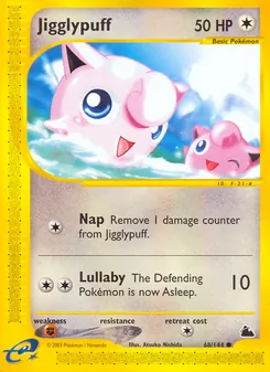 Matching English Jigglypuff card