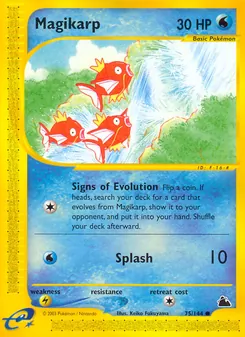 Matching English Magikarp card