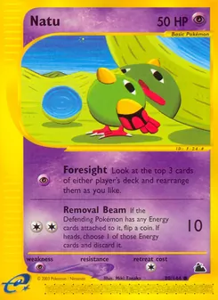 Matching English Natu card