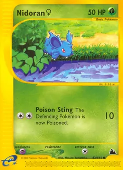 Nidoran ♀, Skyridge 82