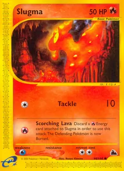 Matching English Slugma card