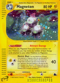Matching English Magneton card