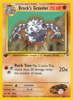 Brock's Graveler, Gym Heroes 40