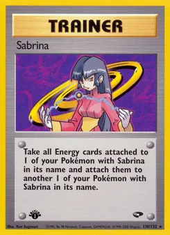 Matching English Sabrina card