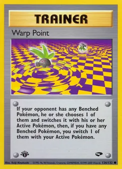 Matching English Warp Point card