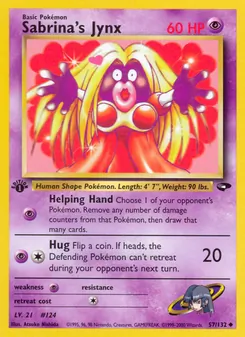 Matching English Sabrina's Jynx card