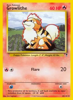 Growlithe, Legendary Collection 45