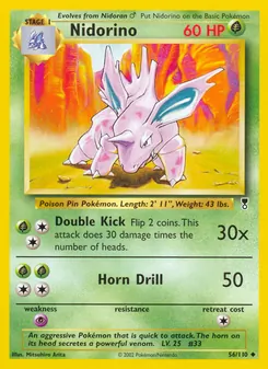 Nidorino, Legendary Collection 56