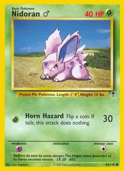 Nidoran ♂, Legendary Collection 83