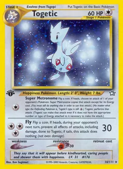 Matching English Togetic card