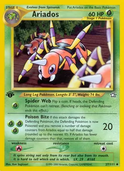Matching English Ariados card