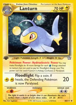 Matching English Lanturn card