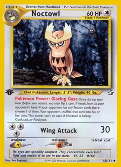 Matching English Noctowl card