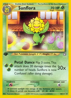Matching English Sunflora card