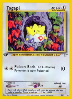 Matching English Togepi card