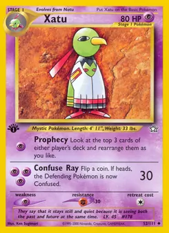 Matching English Xatu card