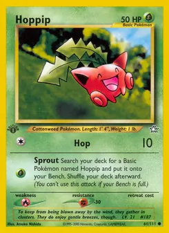Matching English Hoppip card