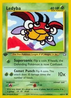 Matching English Ledyba card