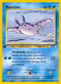 Matching English Mantine card