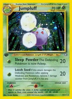 Matching English Jumpluff card