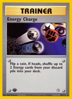 Matching English Energy Charge card